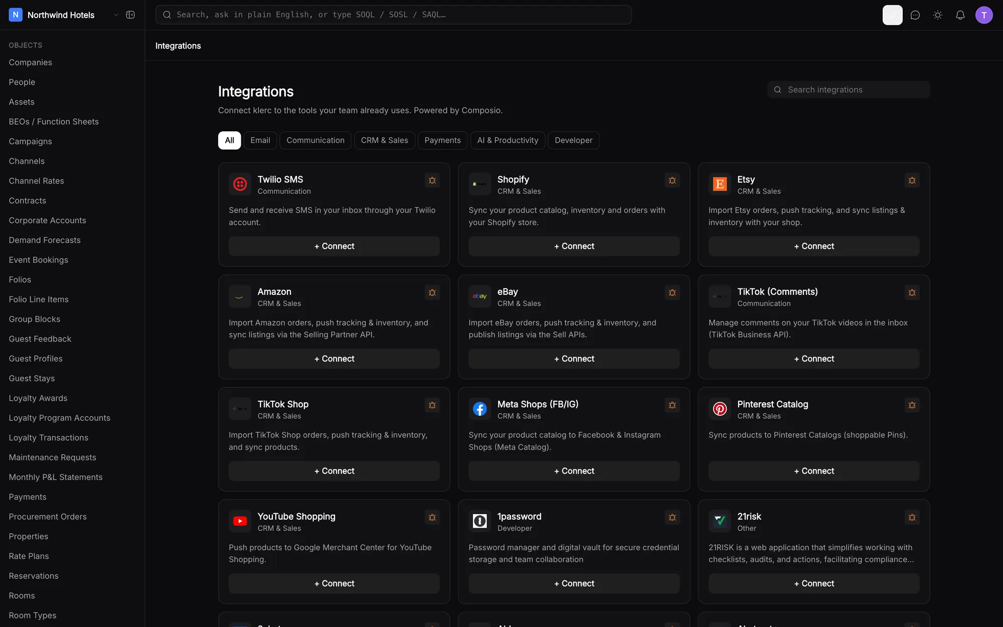 klerc integrations hub